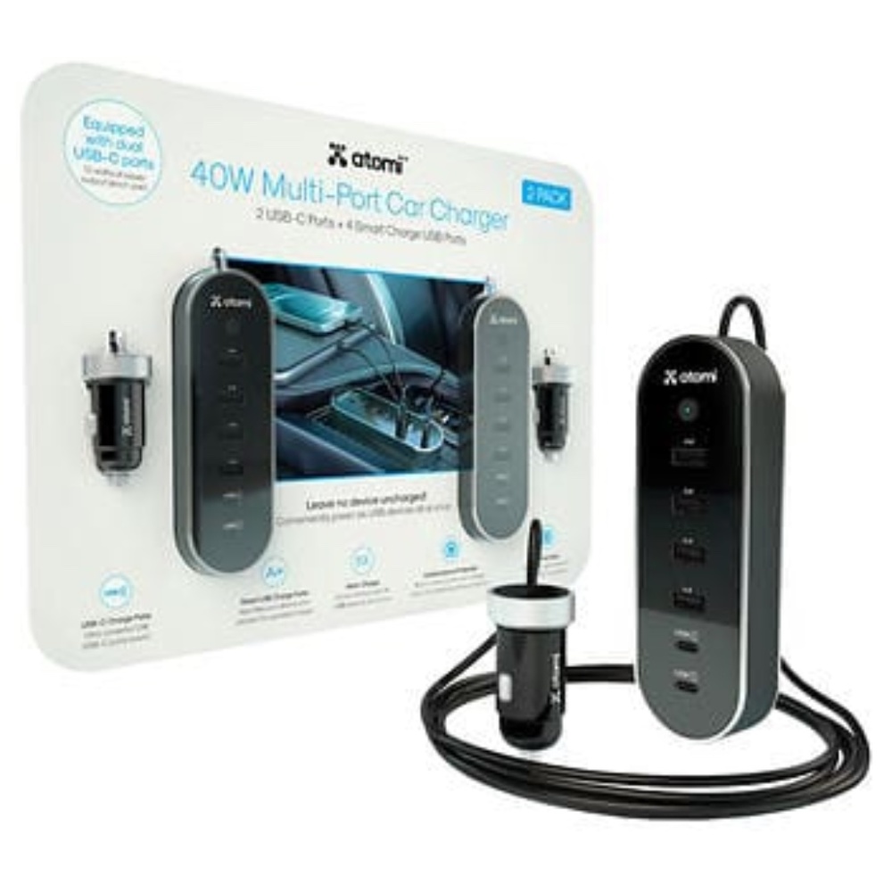 Atomi 40W 12V USB Charger